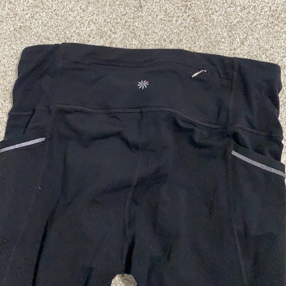 Athleta full length black jogger leggings. Medium - Picture 4 of 4